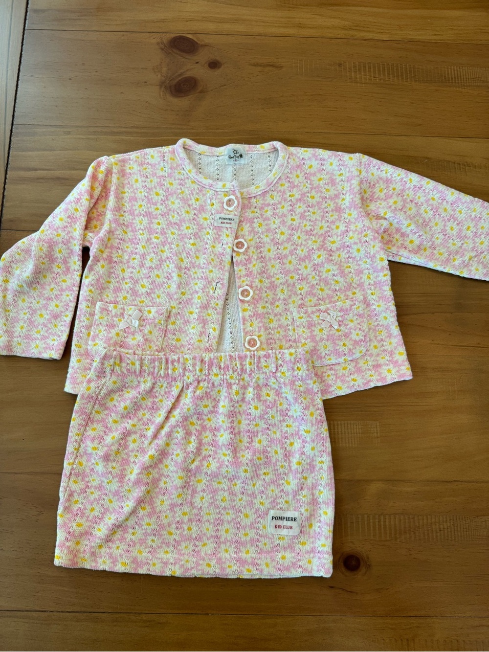 Pompiere Pink Daisy Kids Set